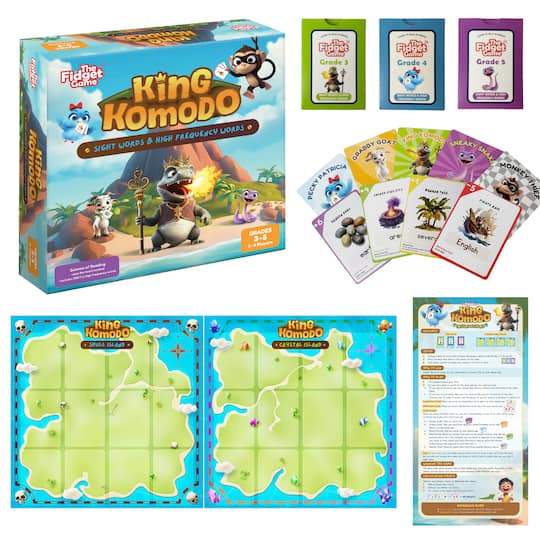 The Fidget Game King Komodo Educational Game Set